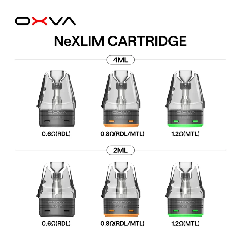 OXVA NEXLIM大蠻牛煙彈4ML 雙網狀線圈防漏空倉線上買
